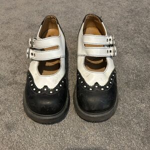 Vintage 90’s Dr Marten black and white Mary Jane